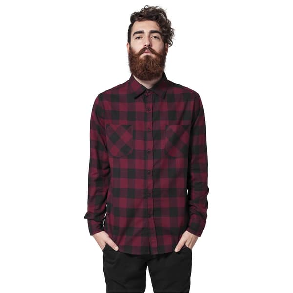 Urban Classics Skjorte Flanell Gt Sort 3XL Mand
