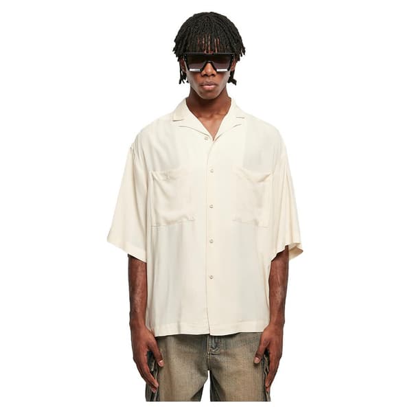 Urban Classics Kortærmet Skjorte Oversized Resort Beige L Mand