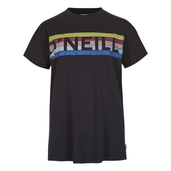 O´neill Kortærmet T-shirt Connective Graphic Long Grå M Kvinde