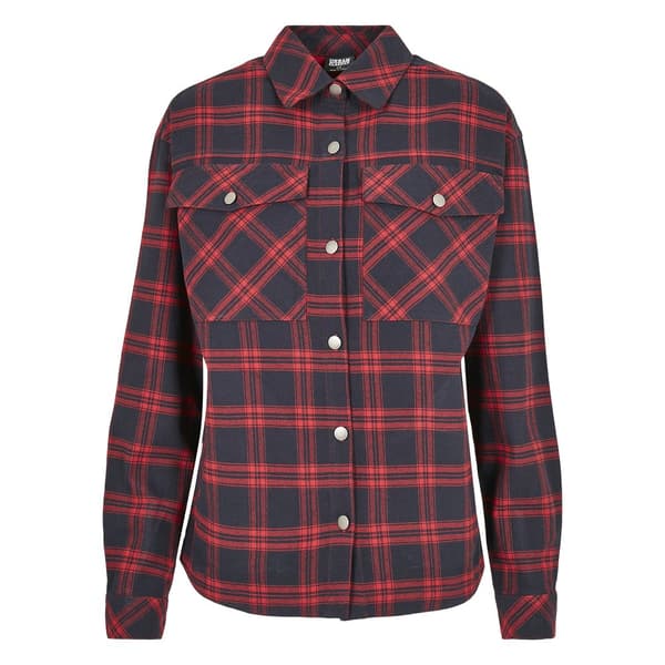 Urban Classics Skjorte Oversized Over Blå S Kvinde