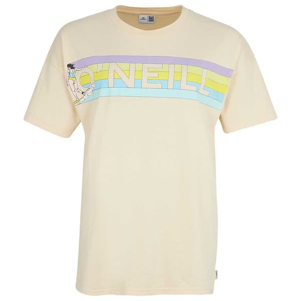 O´neill Kortærmet T-shirt Connective Graphic Long Gul S Kvinde