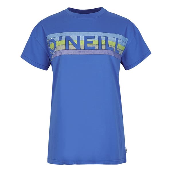 O´neill Kortärmad T-shirt Connective Graphic Long Blå S Kvinna