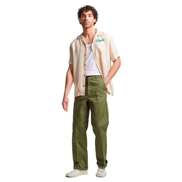 Superdry Lyhythihainen Paita Vintage Bowling Beige L Mies