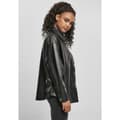 Miniatyrbillede 4 af 8: Urban Classics S Skjorte Faux Leather Over Sort M Kvinde