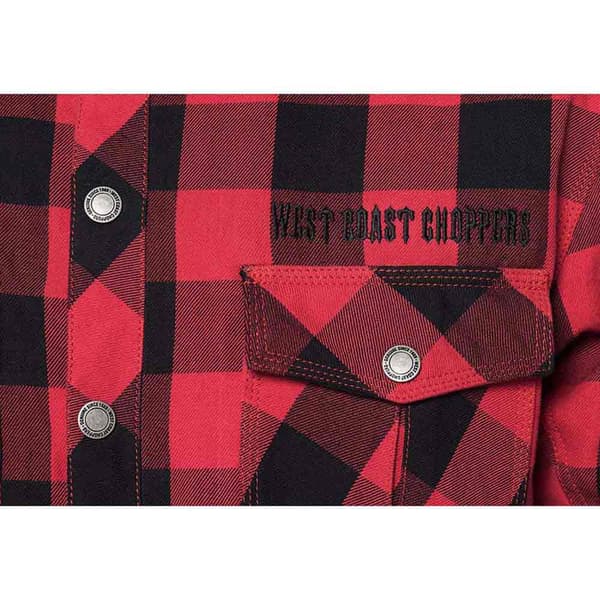 West Coast Choppers Pitkähihainen Paita Dominator Kevlar Punainen S Mies