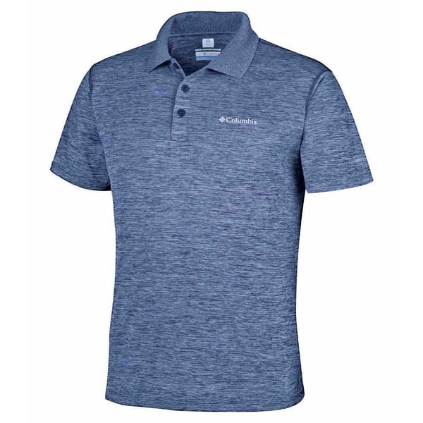 Columbia Kortærmet Poloshirt Zero Rules Blå S Mand