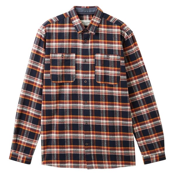 Tom Tailor Paita 1037434 Comfort Checked Ruskea 2XL Mies