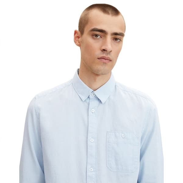 Tom Tailor Skjorte 1032342 Blå S Mand