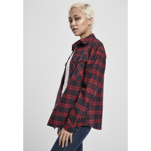 Urban Classics Skjorta Oversized Over Blå XS Kvinna