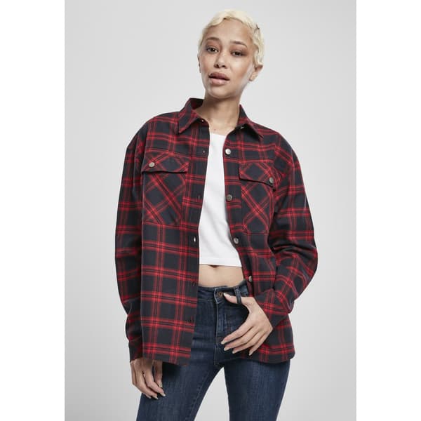 Urban Classics Skjorta Oversized Over Blå XS Kvinna