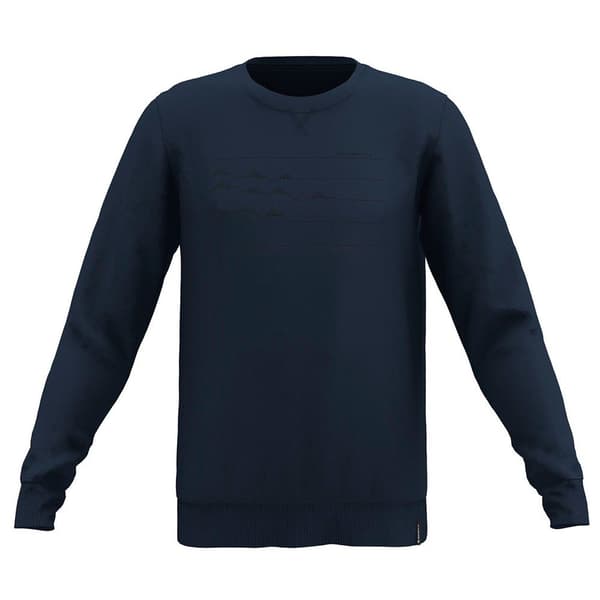 Scott Langærmet T-shirt 10 Casual Dye Crew Blå XL Mand