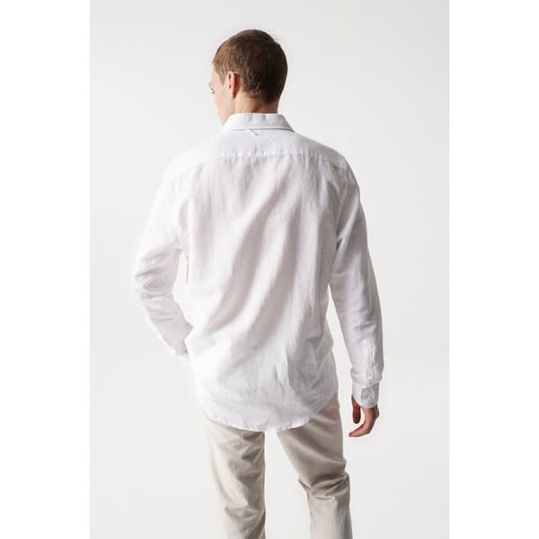 Salsa Jeans Långärmad Tröja Cotton Linnen Regular Fit Vit L Man
