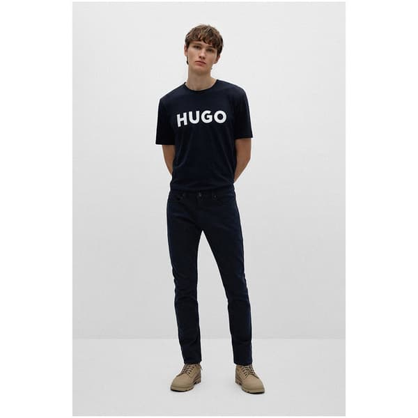 Hugo Kortærmet T-shirt Med Rund Hals Dulivio Sort L Mand