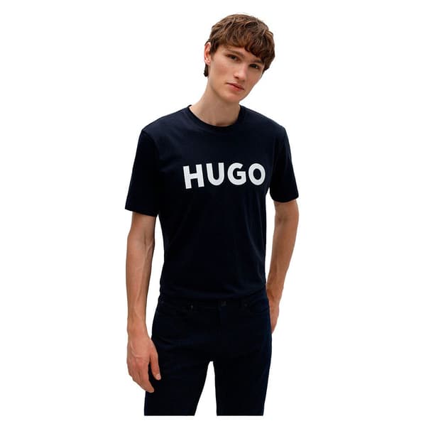 Hugo Kortærmet T-shirt Med Rund Hals Dulivio Sort L Mand