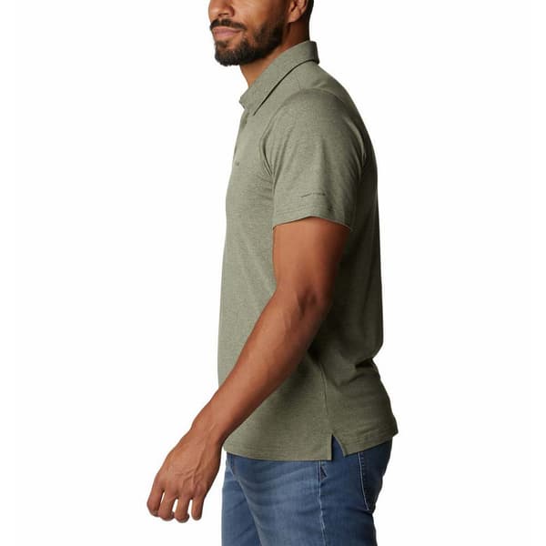 Columbia Kortærmet Poloshirt Tech Trail Grøn S Mand
