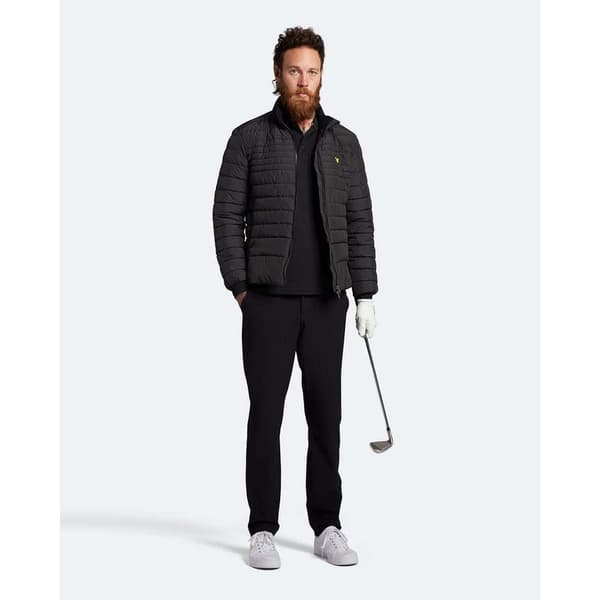 Lyle & Scott Kortärmad Piké Tech Collar Logo Svart S