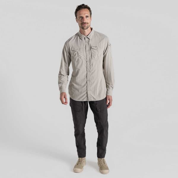 Craghoppers Lang ærmet Skjorte Nosilife Adventure Iii  XL Mand
