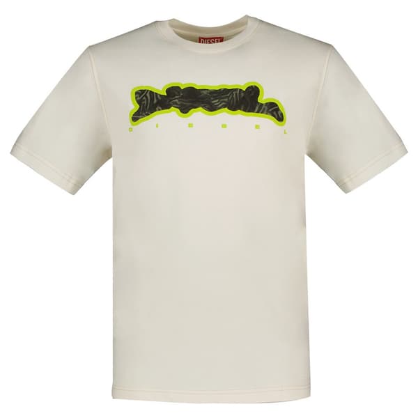 Diesel Kortærmet T-shirt Just N16 Hvid XL Mand