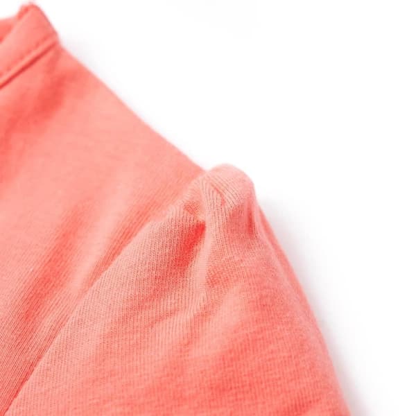 vidaXL T-shirt til børn str. 128 koralfarvet