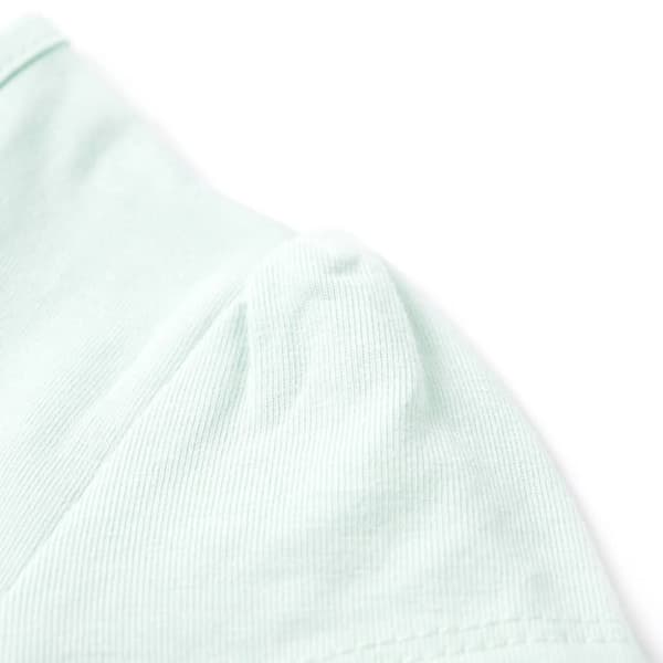 vidaXL T-shirt för barn ljus mintgrön 116