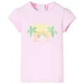 Miniatyrbild 1 av 7: vidaXL T-shirt för barn ljusrosa 104