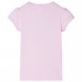 Miniatyrbild 2 av 7: vidaXL T-shirt för barn ljusrosa 116