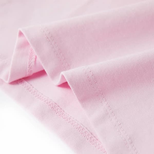 vidaXL T-shirt för barn ljusrosa 140
