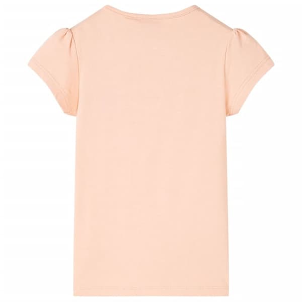 vidaXL T-shirt för barn ljus orange 116
