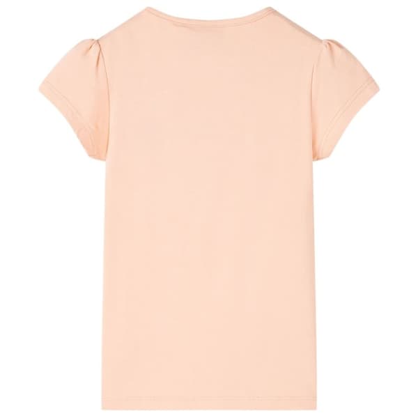 vidaXL T-shirt för barn ljus orange 140