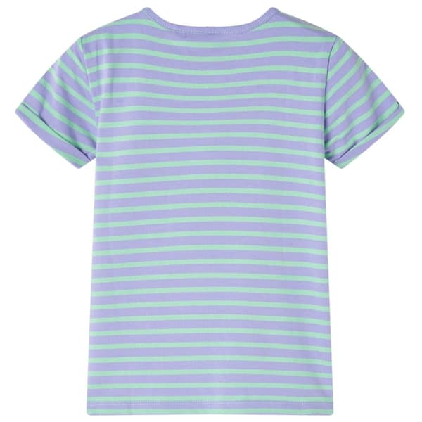 vidaXL T-shirt för barn klar mintgrön 128