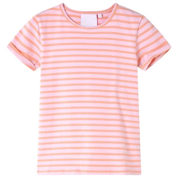 vidaXL T-shirt för barn rosa 128