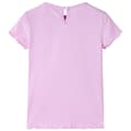 Miniatyrbild 2 av 7: vidaXL T-shirt för barn ljusrosa 116