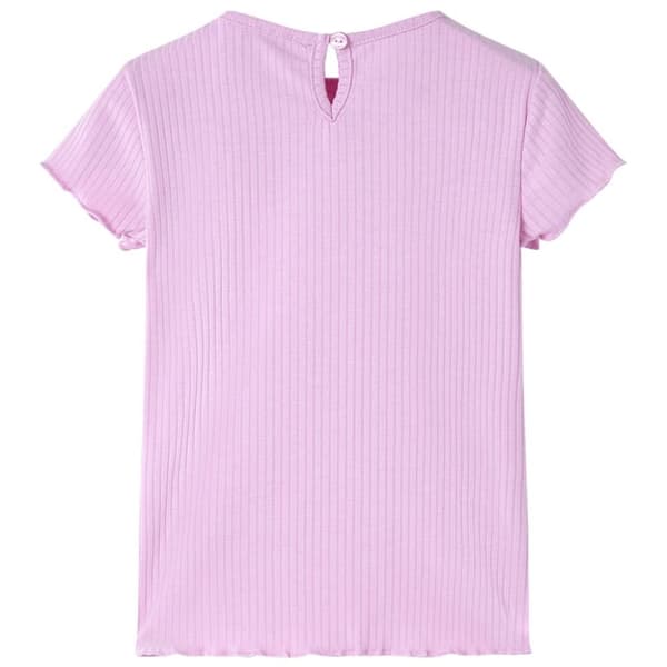 vidaXL T-shirt för barn ljusrosa 116