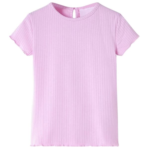 vidaXL T-shirt för barn ljusrosa 116