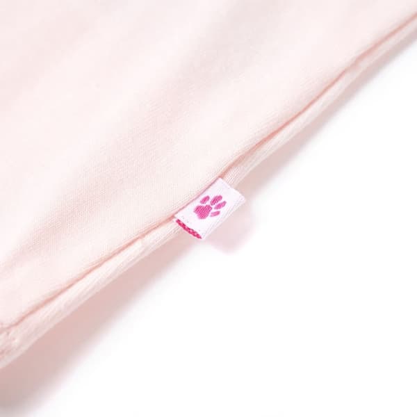 vidaXL T-shirt för barn mjuk rosa 92