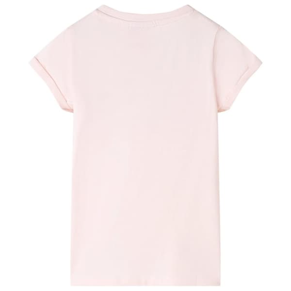 vidaXL T-shirt för barn mjuk rosa 92