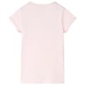 Miniatyrbild 2 av 7: vidaXL T-shirt för barn mjuk rosa 92
