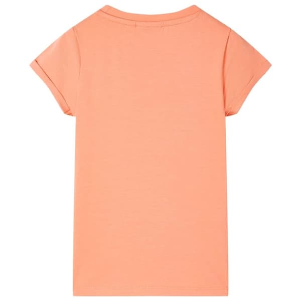 vidaXL T-shirt för barn persika 116