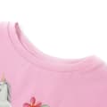 Miniatyrbild 3 av 7: vidaXL T-shirt med korta ärmar för barn ljusrosa 92