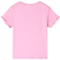 Miniatyrbild 2 av 7: vidaXL T-shirt med korta ärmar för barn ljusrosa 92
