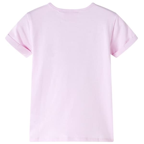 vidaXL T-shirt til børn str. 104 lyserød