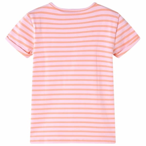 vidaXL T-shirt til børn str. 116 lyserød