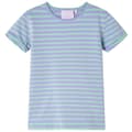 Miniatyrbillede 1 af 7: vidaXL T-shirt til børn str. 116 mintgrøn