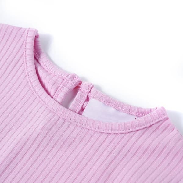 vidaXL T-shirt til børn str. 140 lyserød