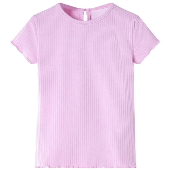 vidaXL T-shirt til børn str. 140 lyserød