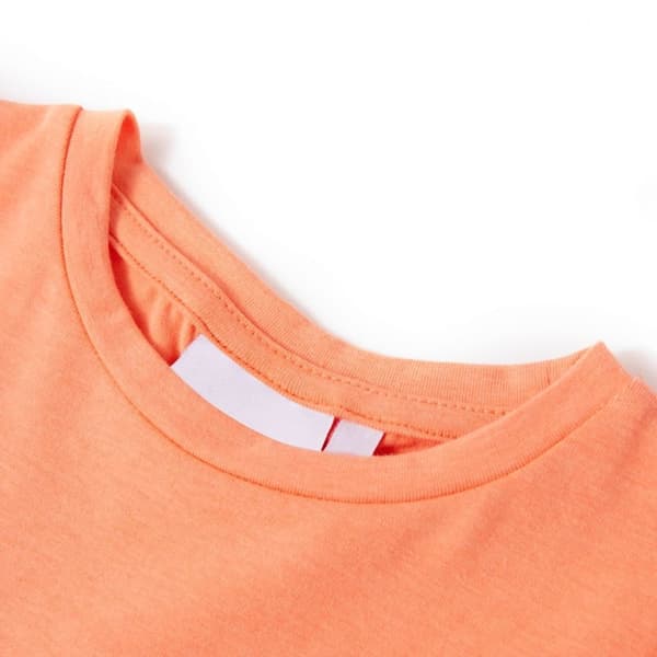 vidaXL T-shirt til børn str. 116 neon-orange