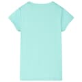 Miniatyrbillede 2 af 7: vidaXL T-shirt til børn str. 128 lys mintgrøn