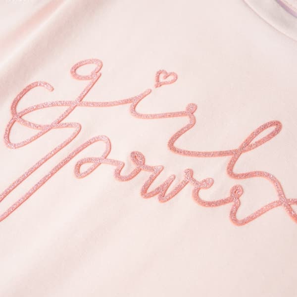 vidaXL T-shirt med volangärmar för barn mjuk rosa 92