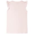 Miniatyrbild 2 av 7: vidaXL T-shirt med volangärmar för barn mjuk rosa 140