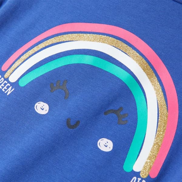 vidaXL T-shirt för barn kobolt 140
